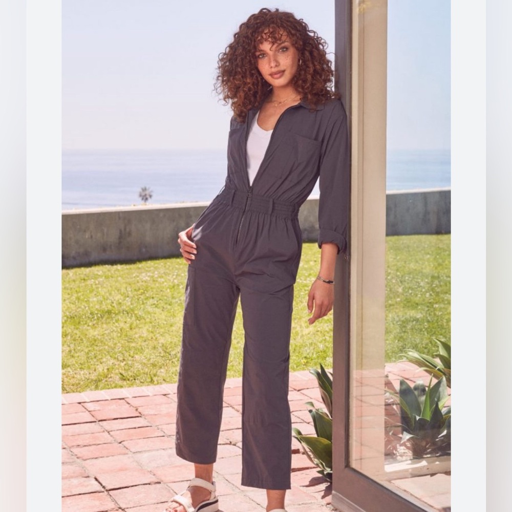 Evereve Rivet Utility Jumpsuit